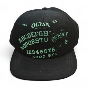 Ouija Board Glow In The Dark Black Snapback Hat